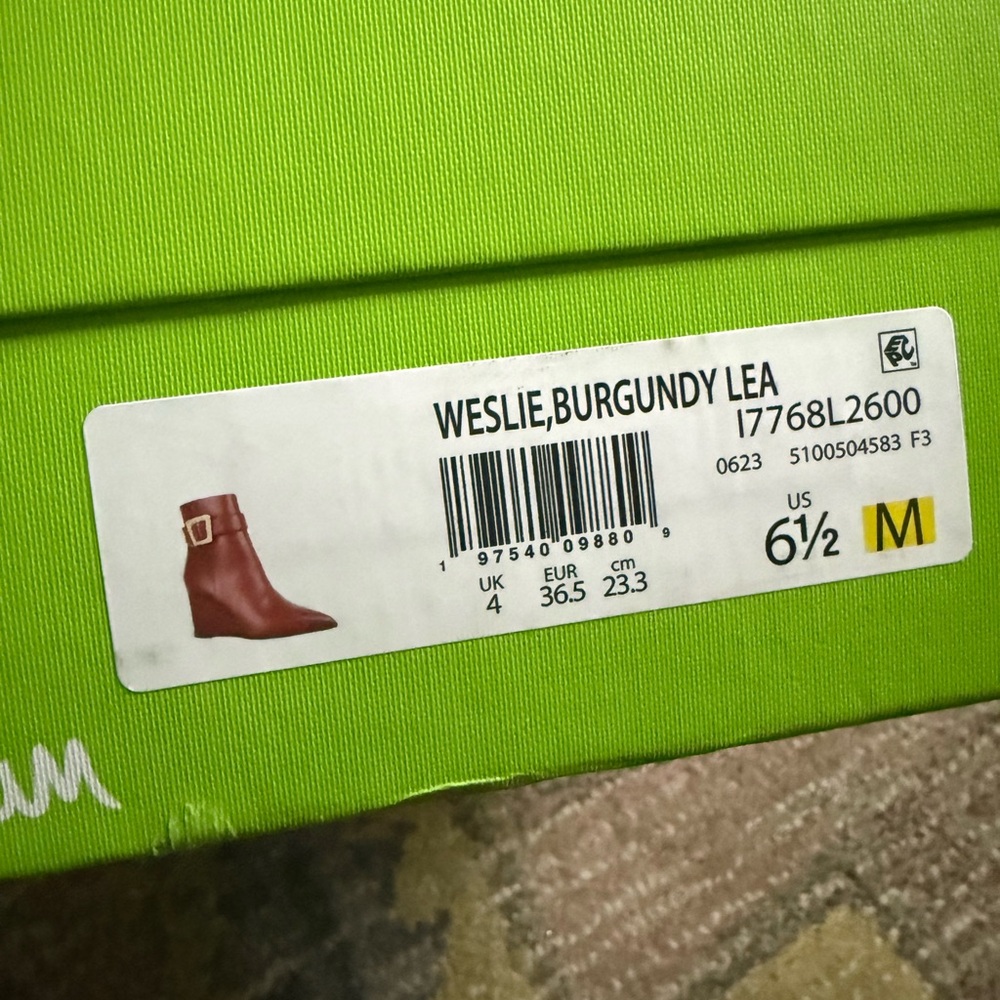 Sam Edelman Weslie Leather Wedge Boots - Picture 6 of 16